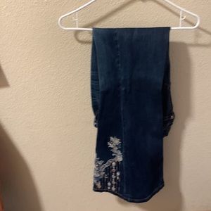 Grace In La Embroider Bell Bottoms